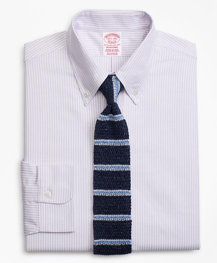 Brooks Brothers Original Polo Button-down Oxford Traditional Relaxed-fit Dress Shirt, Stripe