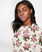 Brooks Brothers Women's Floral-print Merino Wool Sweater