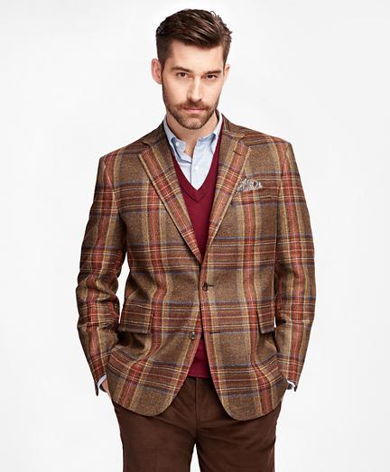 Brooks Brothers Own Make Red Plaid Sport Coat