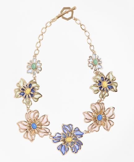 Brooks Brothers Floral Necklace