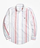 Brooks Brothers Non-iron Regent Fit Awning Stripe Sport Shirt