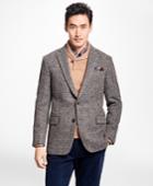 Brooks Brothers Men's Regent Fit Harris Tweed Herringbone With Multi-windowpane Sport Coat