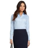 Brooks Brothers Women's Non-iron Fitted French Cuff Dress Shirt
