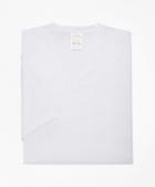 Brooks Brothers Sea Island  V-neck Tee