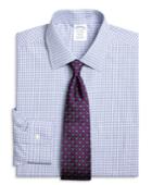 Brooks Brothers Men's Non-iron Slim Fit Parquet Check Dress Shirt