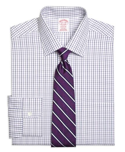 Brooks Brothers Madison Classic-fit Dress Shirt, Non-iron Triple Twin Check