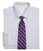 Brooks Brothers Madison Classic-fit Dress Shirt, Non-iron Triple Twin Check