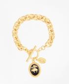Brooks Brothers Women's Gold-plated Golden Fleece Charm Bracelet
