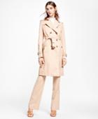 Brooks Brothers Women's Petite Double-breasted Trench Coat