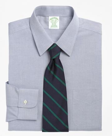 Brooks Brothers Milano Slim-fit Dress Shirt, Non-iron Point Collar