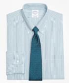 Brooks Brothers Regent Fitted Dress Shirt, Non-iron Framed Double Stripe