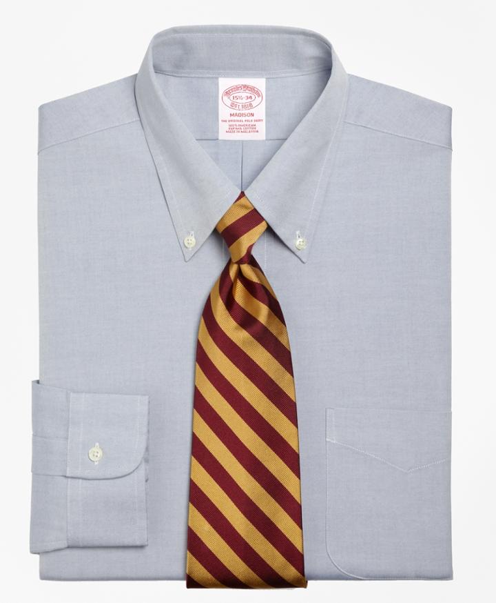 Brooks Brothers Men's Regular Fit Button-down Collar Dress Shirt