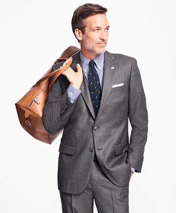 Brooks Brothers Madison Fit Bird's-eye 1818 Suit