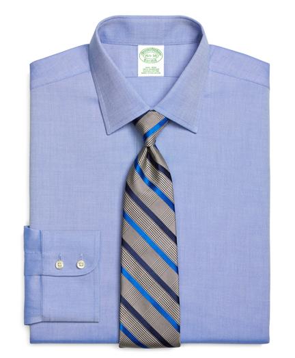Brooks Brothers Milano Slim-fit Dress Shirt, Non-iron Royal Oxford