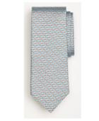 Brooks Brothers Panama Hat Print Tie