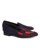 Brooks Brothers Canvas Lobster Slippers