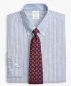 Brooks Brothers Brookscool Milano Slim-fit Dress Shirt, Non-iron Double Framed Stripe