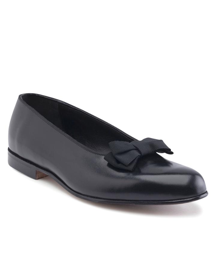 Brooks Brothers Men's Calfskin Formal Bow Pumps