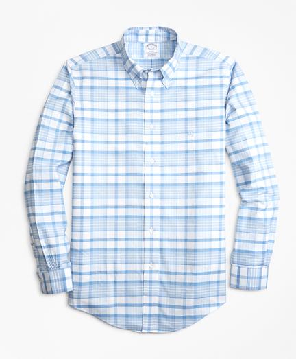 Brooks Brothers Non-iron Regent Fit Tonal Plaid Sport Shirt