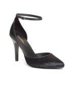 Brooks Brothers Haircalf Pumps With Ankle Strap