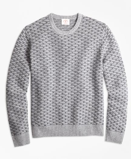 Brooks Brothers Textured Wool-blend Sweater