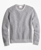 Brooks Brothers Textured Wool-blend Sweater
