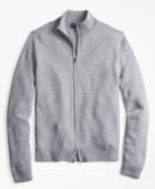 Brooks Brothers Men's Honeycomb Stitch Full-zip Cardigan