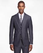 Brooks Brothers Men's Milano Fit Three-piece Houndstooth 1818 Suit