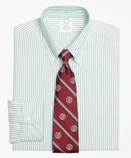 Brooks Brothers Regent Fit Original Polo Button-down Oxford Ground Stripe Dress Shirt