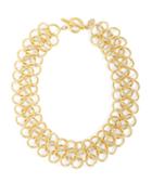 Brooks Brothers Linked Rings Necklace