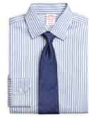 Brooks Brothers Men's Regular Fit Classic-fit Dress Shirt, Heathered Twin Stripe