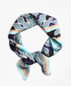 Brooks Brothers Women's Palm-tree-print Silk Scarf