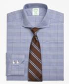 Brooks Brothers Men's Non-iron Extra Slim Fit Large Plaid With Deco Dress Shirt