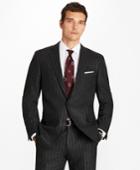 Brooks Brothers Men's Regent Fit Pinstripe Flannel 1818 Suit