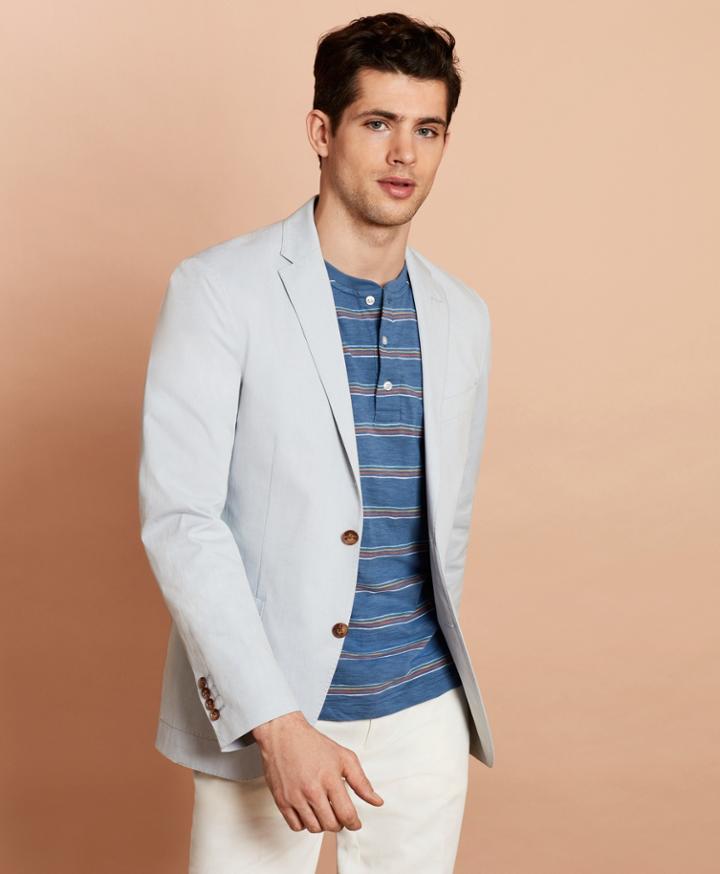 Brooks Brothers Men's Stretch Cotton Sport Coat