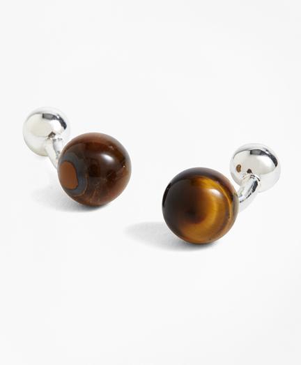 Brooks Brothers Tiger's Eye Cuff Links