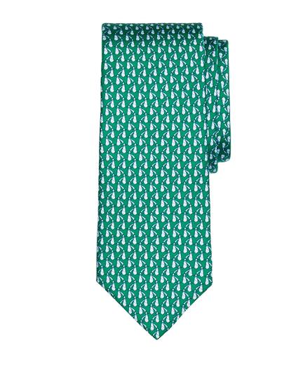 Brooks Brothers Tie Motif Print Tie
