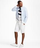 Brooks Brothers Seersucker Stretch Bomber Jacket