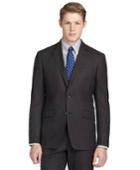 Brooks Brothers Men's Milano Fit Mini Stripe 1818 Suit
