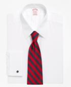 Brooks Brothers Men's Non-iron Relaxed Fit Point Collar French Cuff Dress Shirt