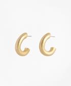 Brooks Brothers Women's Gold-plated Hoop Earrings