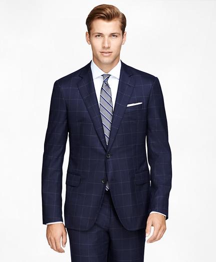Brooks Brothers Regent Fit Three-piece Golden Fleece Windowpane Suit
