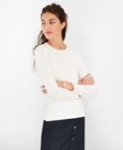 Brooks Brothers Women's Textured-stripe Supima Cotton Top
