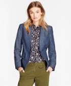 Brooks Brothers Women's Stretch Denim Blazer