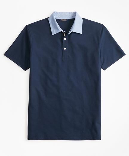 Brooks Brothers Two-tone Polo Shirt