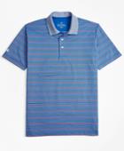 Brooks Brothers Men's Performance Series Bold Bird's-eye Stripe Polo Shirt