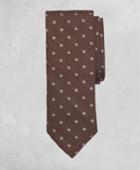 Brooks Brothers Men's Golden Fleece Dotted Wool Silk Tie