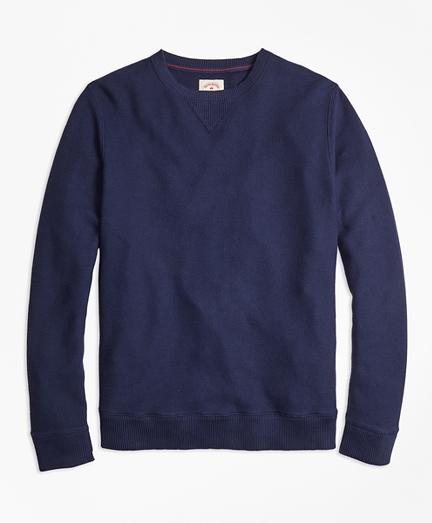 Brooks Brothers Pique Crewneck Sweatshirt