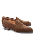 Brooks Brothers Edward Green Piccadilly Suede Loafers