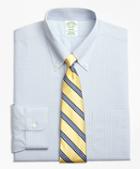Brooks Brothers Milano Slim-fit Dress Shirts, Non-iron Triple Overcheck